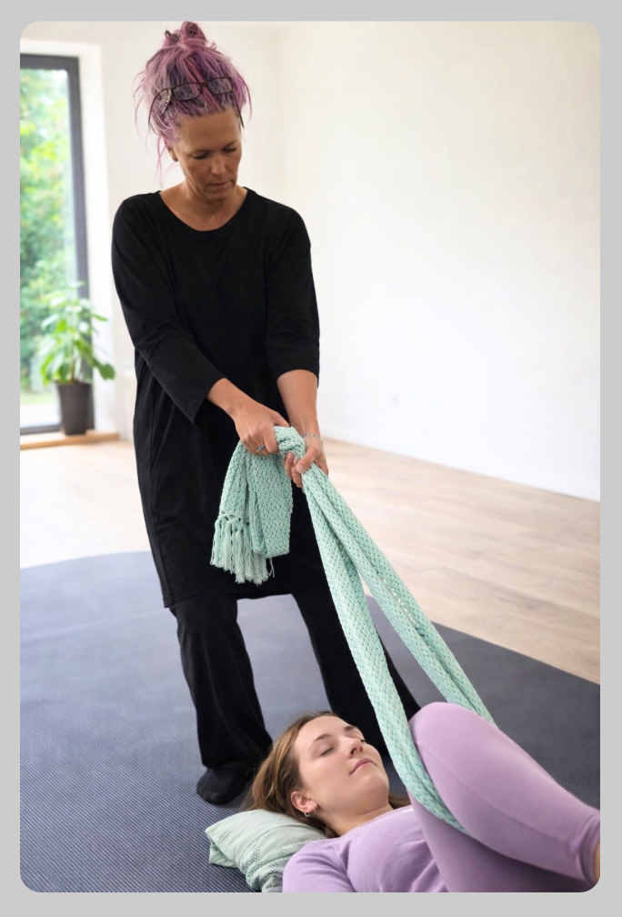 Traditionelle Rebozo Massage