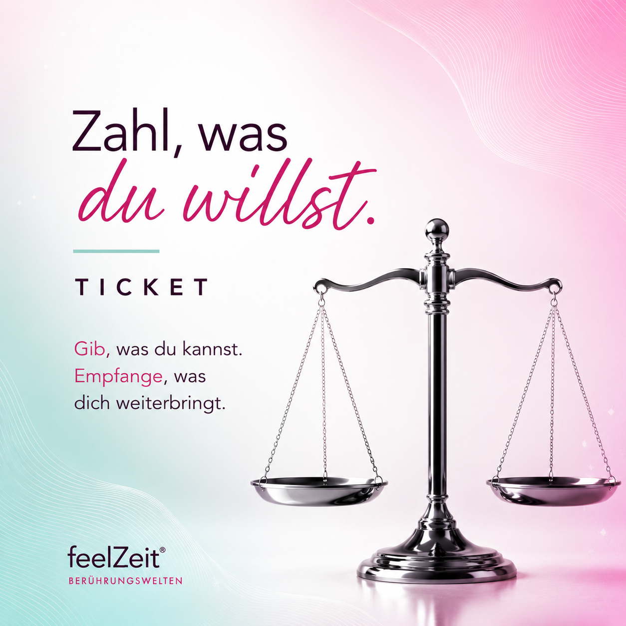 Zahl, was du willst – feelZeit Kultticket